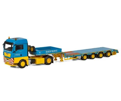 Siefert - MAN TGX XLX Tractor with Broshuis 4-Axle Lowboy Trailer