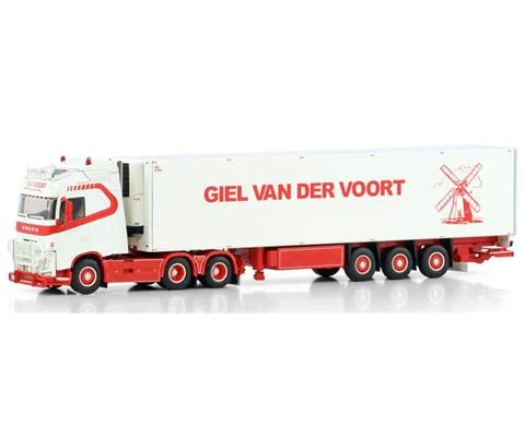 Giel Van Der Voort - Volo FH4 Globetrotter 6X2 Tag Axle with 3-Axle Refrigerated Trailer