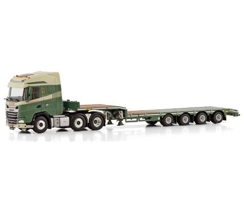 Lock Transport - DAF XG 6X2 Twin Steer with 4-Axle Semi Lowboy Trailer