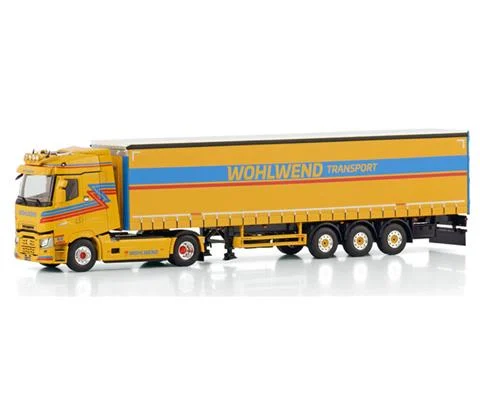 Wohlwend - Renault Trucks T High 4x2 with 3-Axle Curtainside Trailer