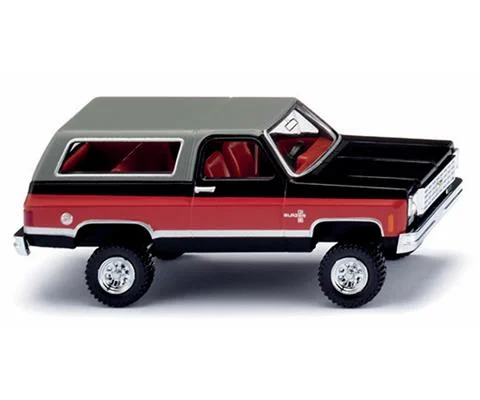 1975-76 Chevrolet K5 Blazer in Black Red and Grey