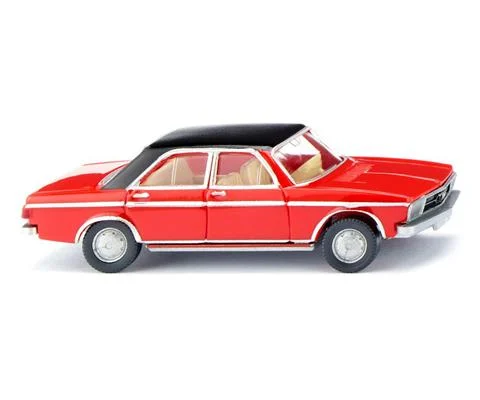 1968-76 Audi 100 in Traffic Red with Black Roof