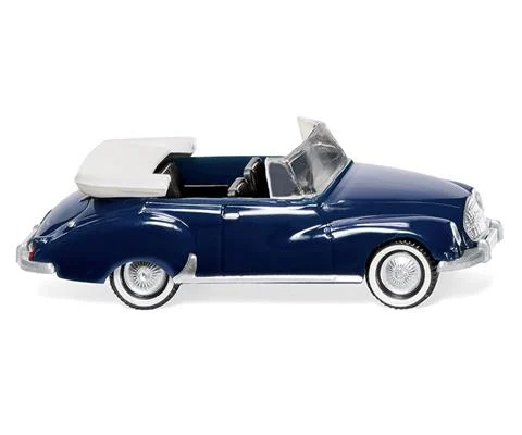 DKW Cabrio / Convertible in Blue - WIKING