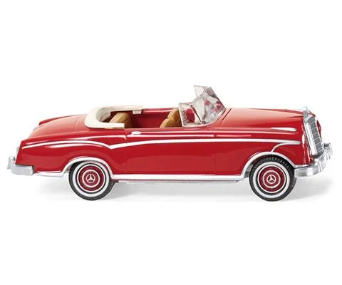 Mercedes-Benz 220 S Cabrio / Convertible in Ruby Red