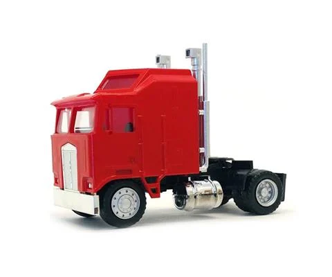 Kenworth K100 Single-Axle Truck with 1-Bar Grill in Red - Cab Only