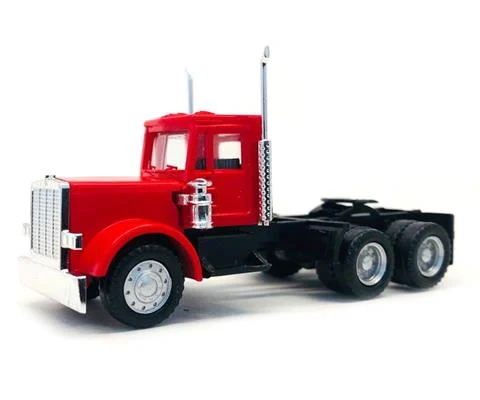 Peterbilt Day Cab Short with Updated Grill in Red - PROMOTEX