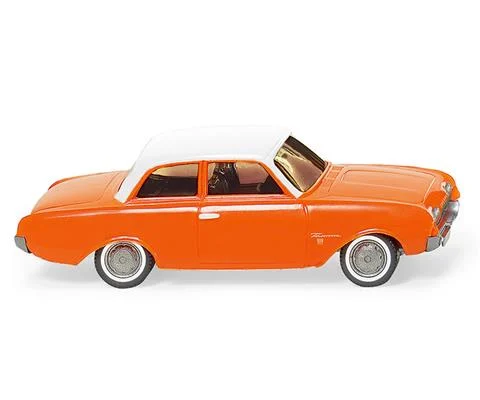Ford 17M in Orange with White Roof - WIKING