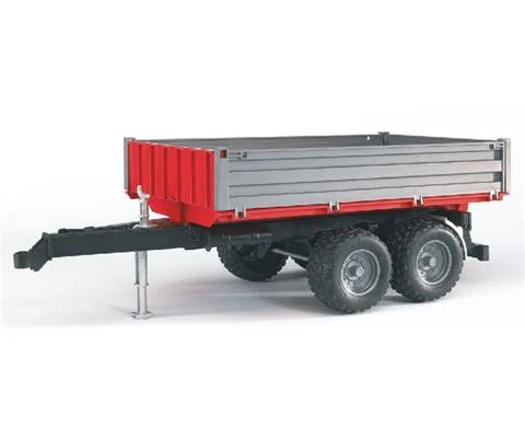 Tipping Trailer in Red with Grey Sides - Pro Series