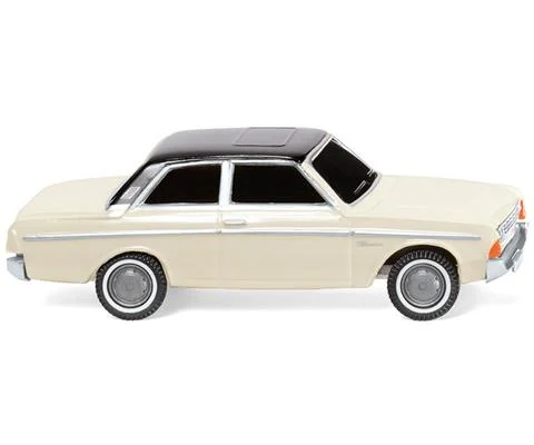Ford 20M in Pearl White with Black Roof - WIKING