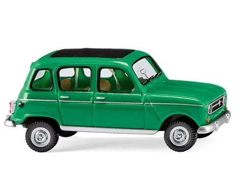 Renault R4 in Green with Folding Roof - WIKING