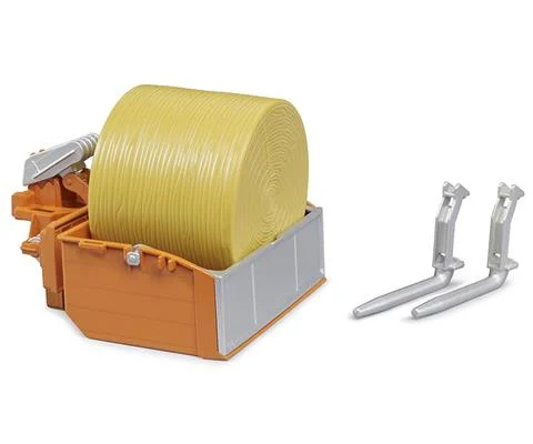 Loading Box with Forks and Hay Bale - Pro Series