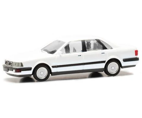 Audi V8 with BBS Rims in White - HERPA