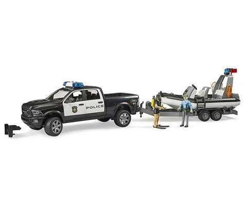 Police - RAM 2500 Pickup with Trailer and Boat