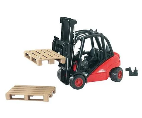 Linde H30D Forklift with 2 Pallets - BRUDER
