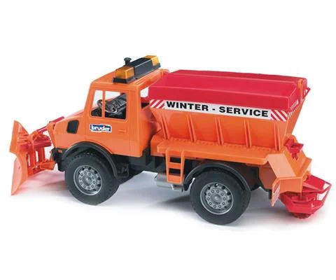 Snowplow - Winter Service Truck with salt and sand spreader