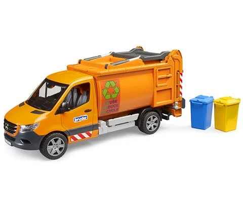 Mercedes-Benz Sprinter Garbage Service with Garbage Cans