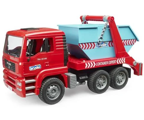 MAN TGA Skip Container Truck - BRUDER