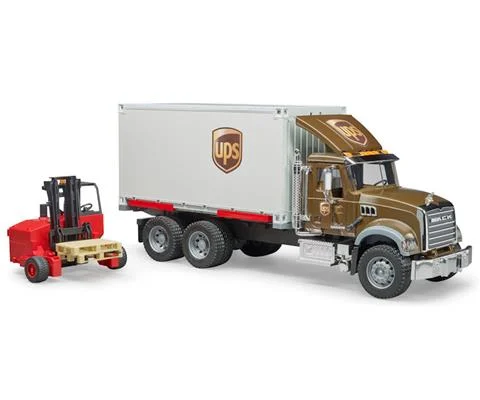 UPS Logistics - MACK Granite Truck with Forklift