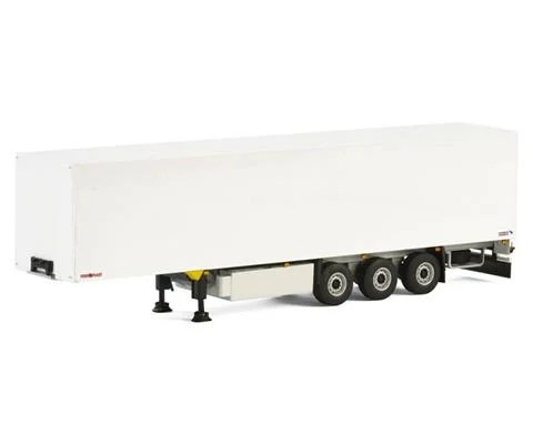 3-Axle Dry Van Trailer in White