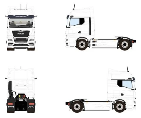 Man TXG GX 4x2 - Cab Only