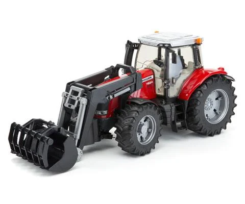 Massey Ferguson 7624 Tractor with Front Loader - BRUDER