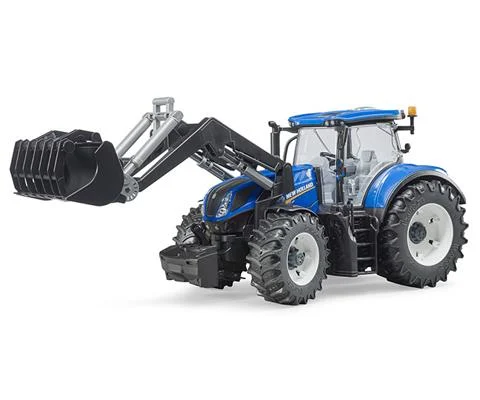 New Holland T7 340 Tractor with Frontloader - BRUDER