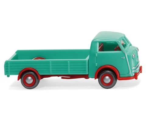 Tempo Matador High Side Flatbed Truck in Turquoise - High Quality