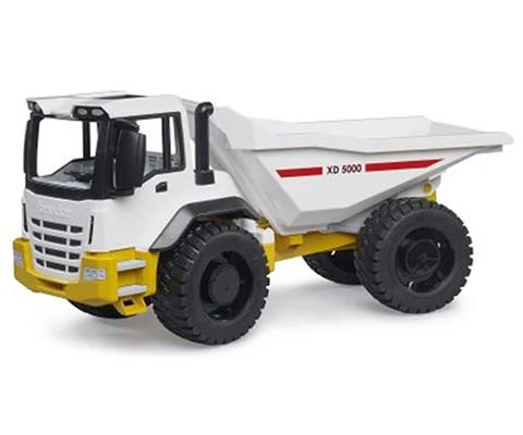 Dump Truck in Yellow and White - BRUDER