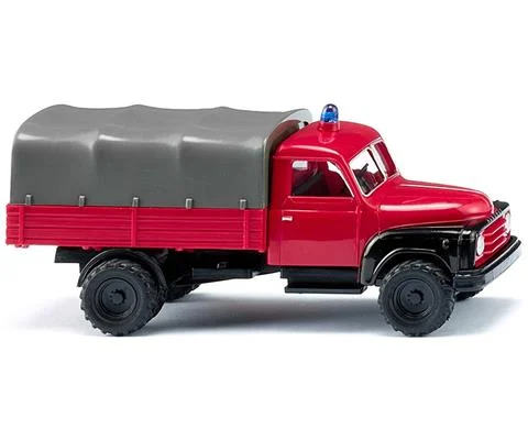 Fire Service - Hanomag L 28 Flatbed Truck
