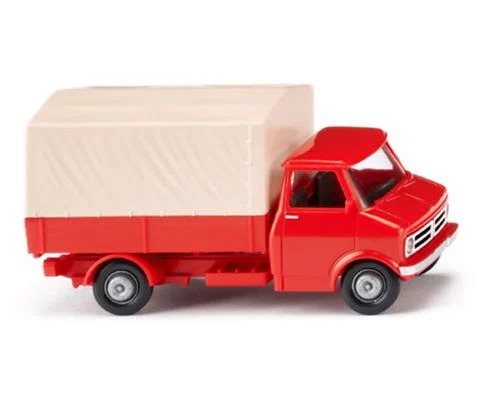 1969-88 Bedford Flatbed Truck in Blood Orange