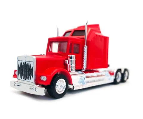 Kenworth W900 with Extra Large Sleeper in Red with Growl on Grill - Cab Only