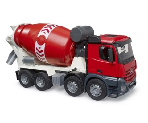 Mercedes-Benz Arocs Cement Mixer in Red and White