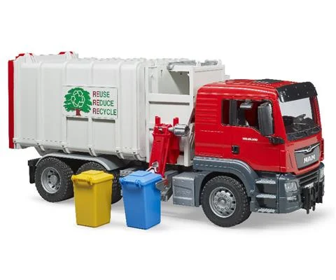 MAN TGS Side Loading Garbage Truck - BRUDER