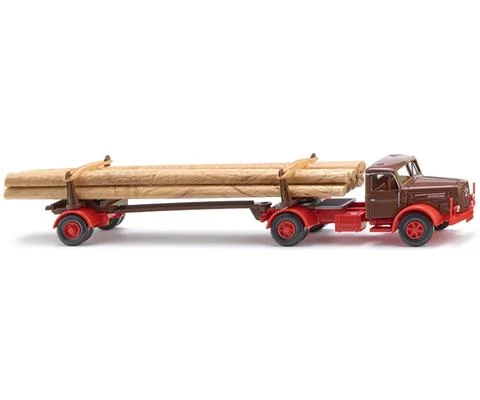 1955-61 Henschel Timber Transporter in Brown and Red