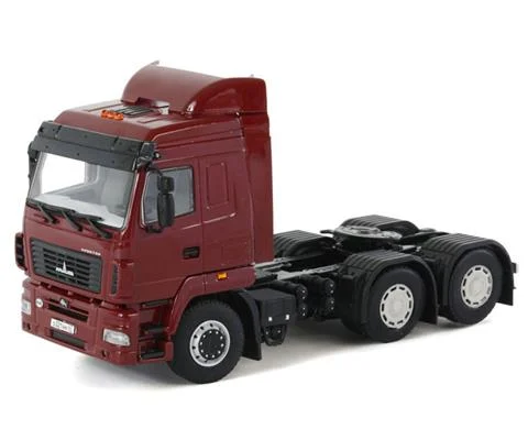 MAZ 6430 6x4 in Red - Cab Only - WSI Premium Line