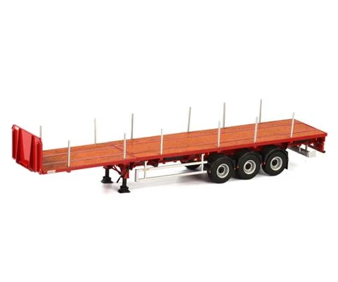 3-Axle Flatbed Telescopic Trailer - Premium Line