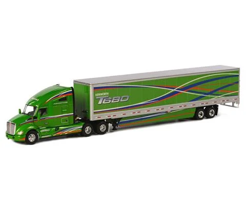 Kenworth T 680 6x4 with 2-Axle Box Trailer - WSI Premium line