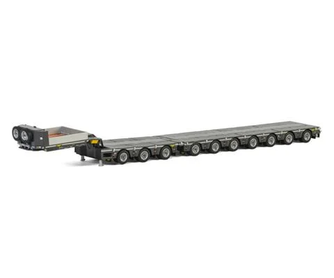 7-Axle Lowboy Trailer with 3-Axle Dolly