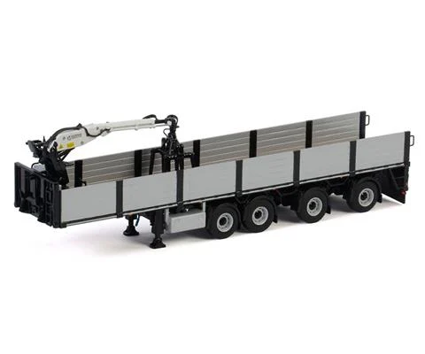 4-Axle Brick Trailer in Black - Premium Line