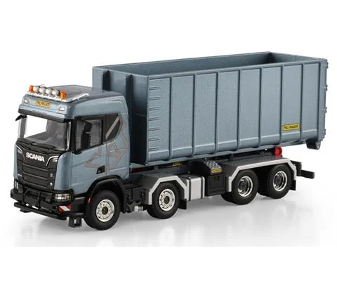 Scania R Normal CR20N 8x4 Rigid Truck with Hooklift System and 40M3 Container - WSI