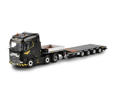 DAF XG MY25 6x2 Twin Steer Semi with 4-Axle Lowboy Trailer