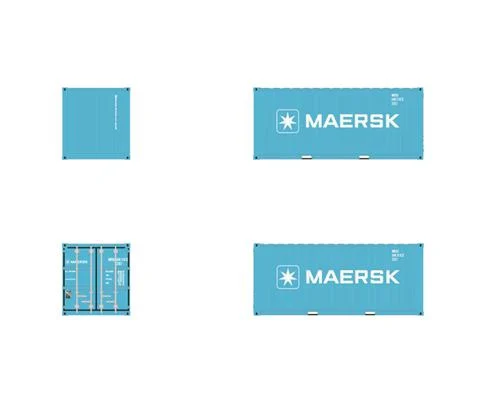 Maersk - 20ft Container in blue