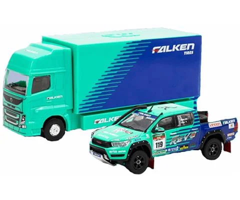 Falken - 2017 Toyota Hilux AXCR with Truck in Blue and Green