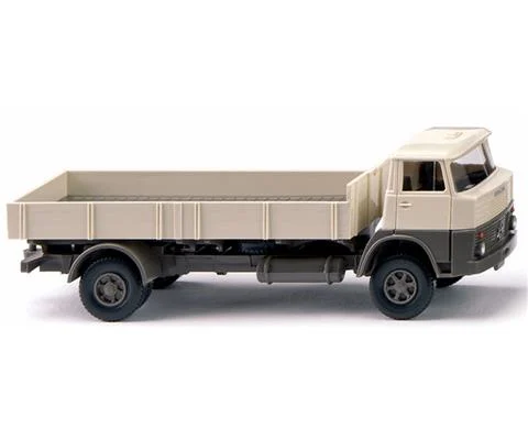 1961-65 Henschel HS 14/16 Flatbed Truck in Pearl White and Quartz Grey