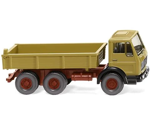 Mercedes-Benz NG Flatbed Dump Truck in Curry Yellow