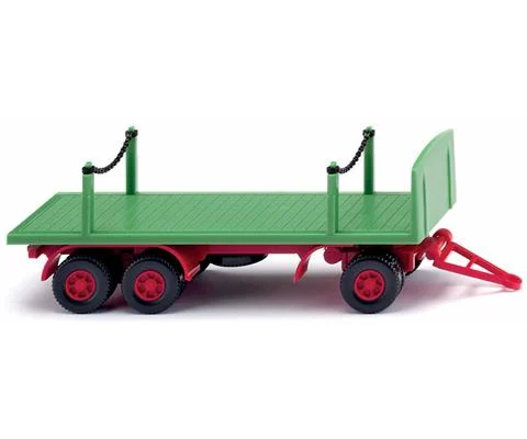 1962-78 Stanchion Flatbed Trailer in May Green