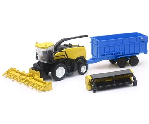 New Holland FR920 Harvester with Grain Wagon - NEW-RAY