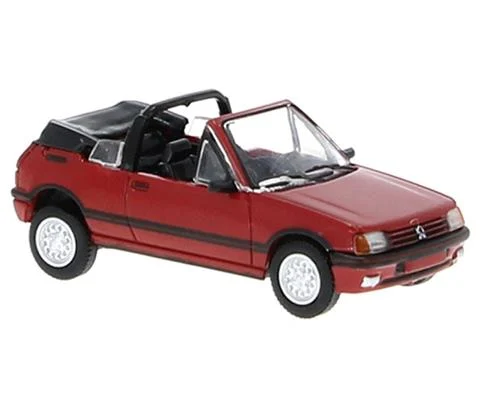 1986 Peugeot 205 Cabriolet / Convertible in Red - PCX87