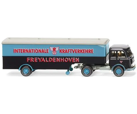 Freyaldenhoven - Mercedes-Benz Pullman with Box Semi-trailer
