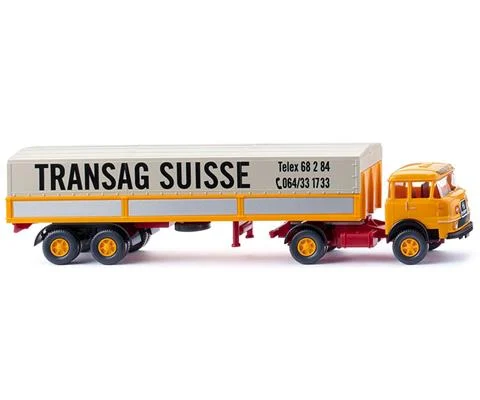 Transag Suisse - 1964-68 Frupp 806 Flatbed Tractor-Trailer